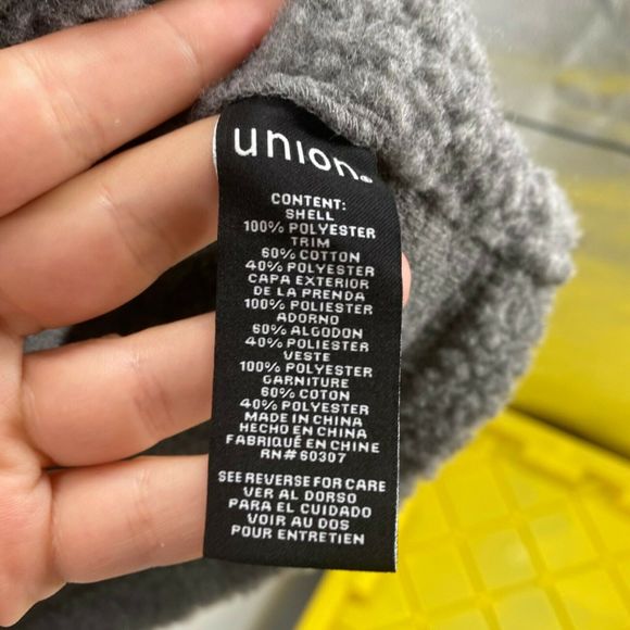 Union 1/4 Zip Long Sleeve Turner Hoodie - Picture 8 of 9